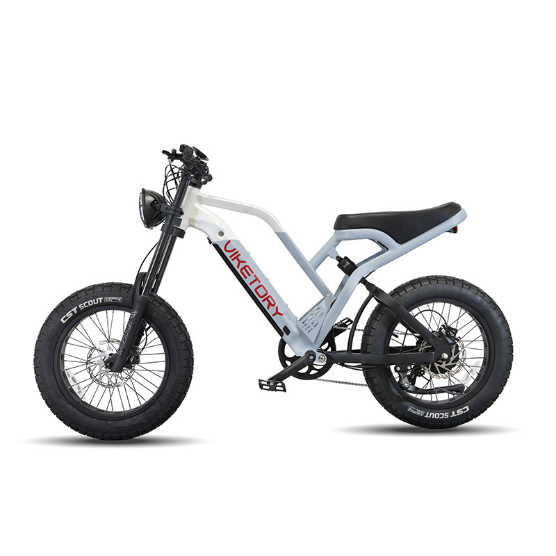NAVY vélo électrique FATBIKE Bleu marine/Blanc